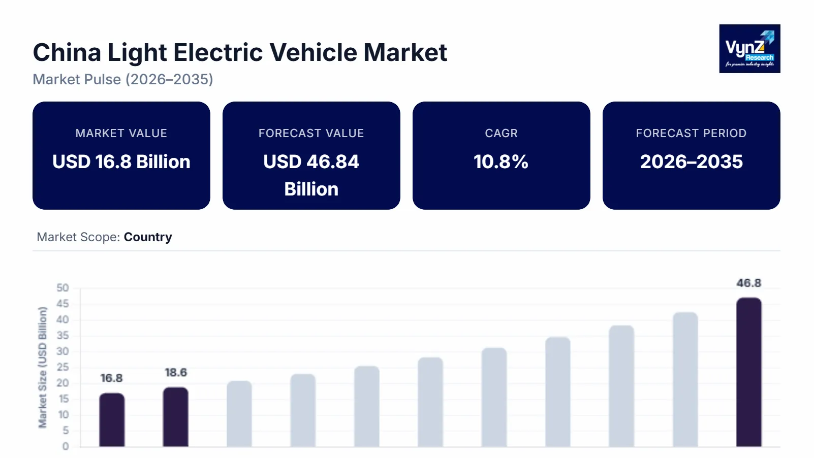 China Light Electric Vehicle Market Size